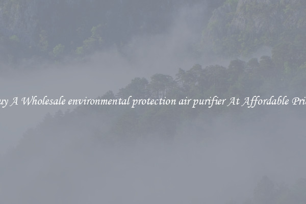 Buy A Wholesale environmental protection air purifier At Affordable Prices