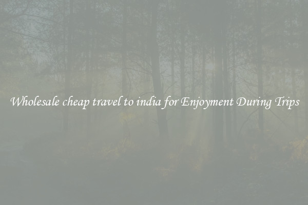 Wholesale cheap travel to india for Enjoyment During Trips
