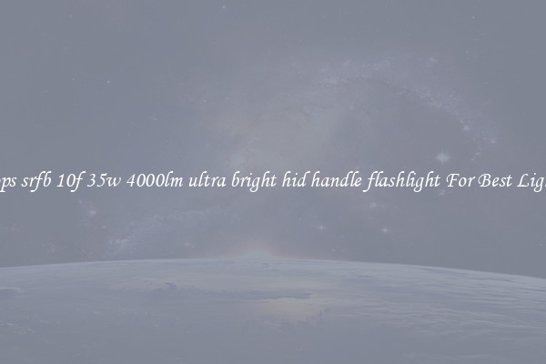 sterops srfb 10f 35w 4000lm ultra bright hid handle flashlight For Best Lighting