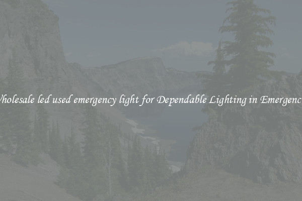 Wholesale led used emergency light for Dependable Lighting in Emergencies