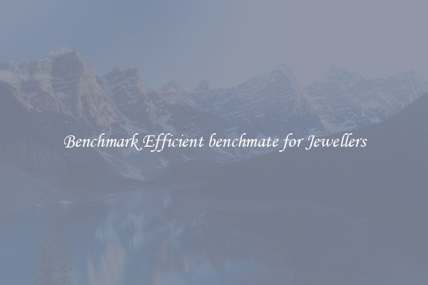 Benchmark Efficient benchmate for Jewellers