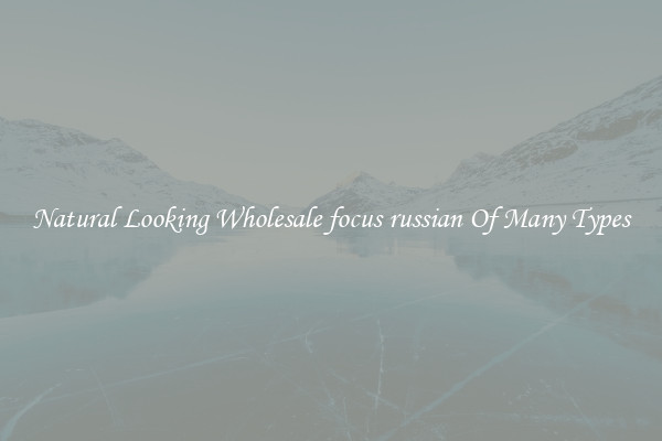 Natural Looking Wholesale focus russian Of Many Types