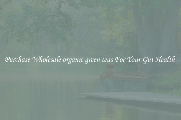 Purchase Wholesale organic green teas For Your Gut Health 