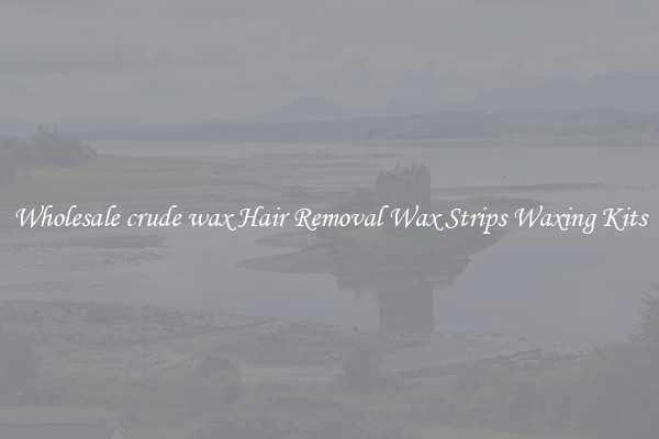Wholesale crude wax Hair Removal Wax Strips Waxing Kits