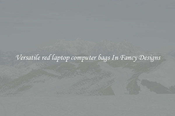 Versatile red laptop computer bags In Fancy Designs